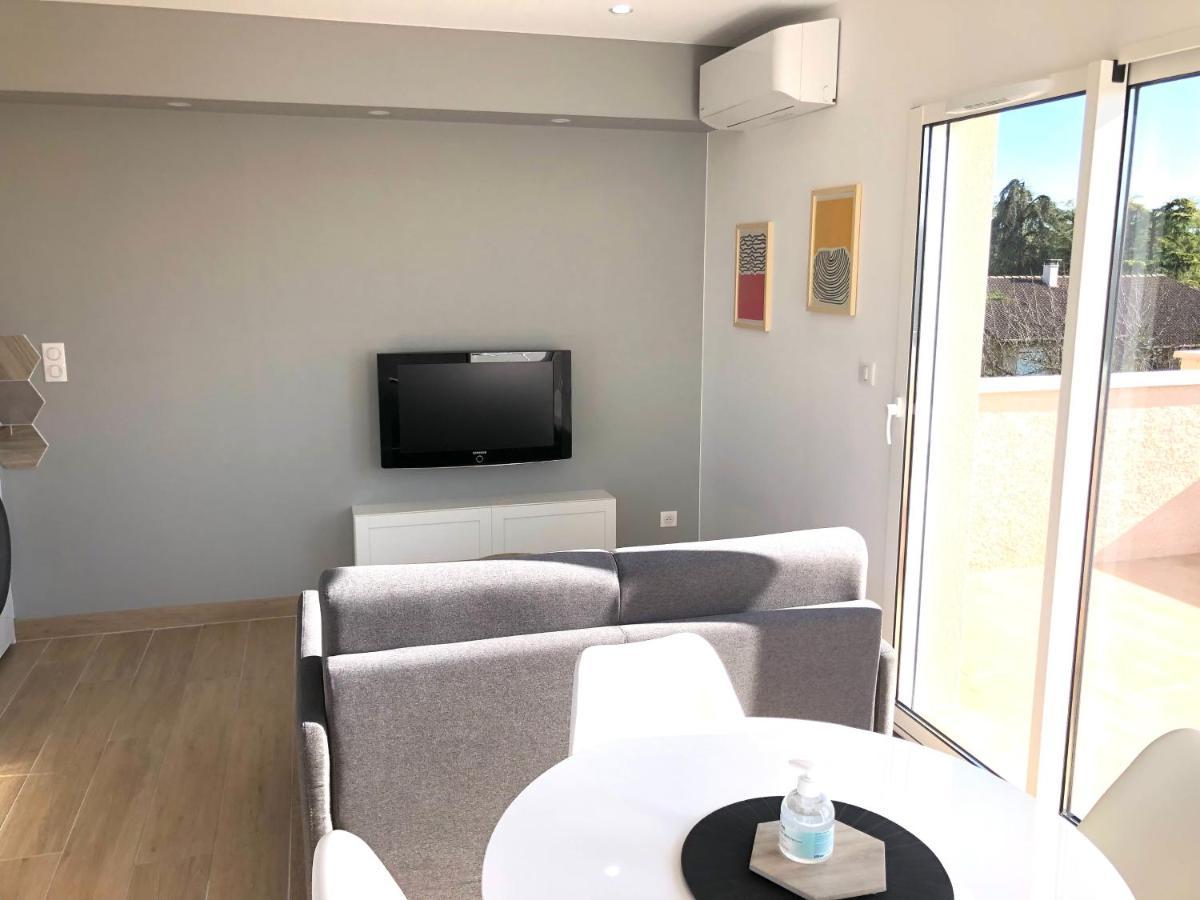 La Parenthese Balneo T2 Cosy De 40M² Avec Terrasse Leilighet Ternay  Eksteriør bilde
